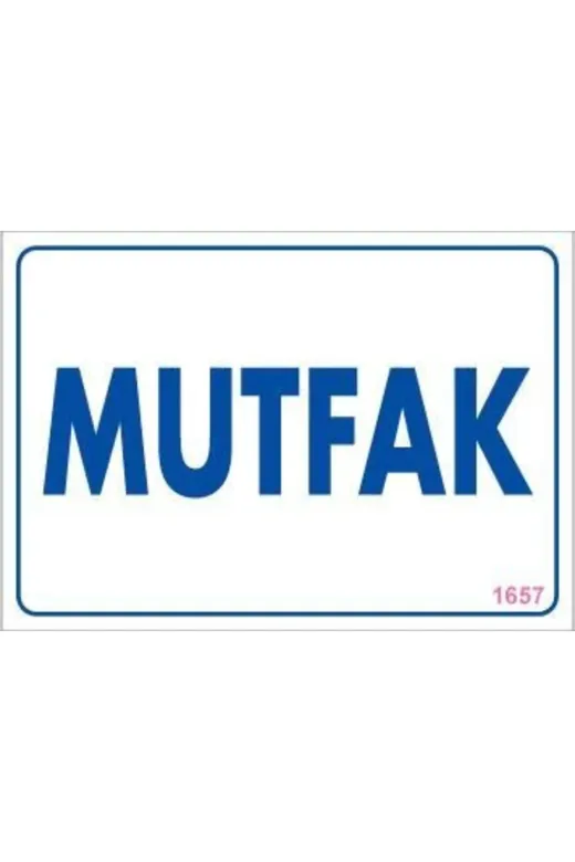 Balance Life GROUP-2568036 Mey İthalat® Mutfak Uyarı Levhası 17,5X25 Kod:1657