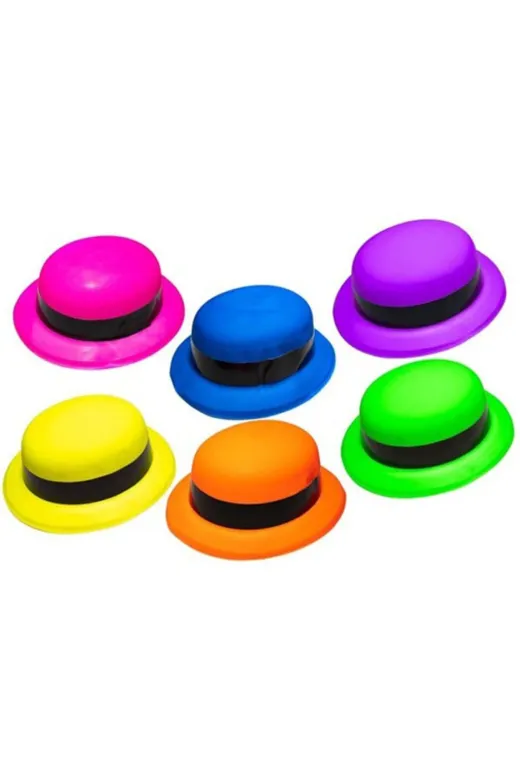 Balance Life GROUP-2586547 Mey İthalat® Neon Partisi Turuncu Renk Melon Plastik Parti Şapkası