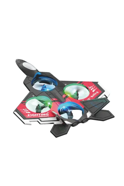Balance Life GROUP-2629422 Mey İthalat® Uzaktan Kumandalı Led Işıklı Drone Uçak 360 Derece Dönüş Özellikli Oyuncak Drone