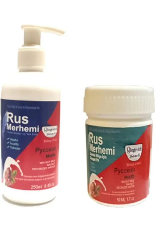 Balance Life GU-EYF-17530-BLN Olegovich Medicine Tüy Dökücü Azaltıcı Rus Merhemi 250 Ml 1 Adet + Genital Bölge Merhemi 50 Ml 1 Ade
