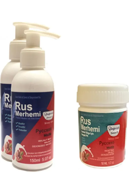 Balance Life GU-EYF-17578-BLN Hintohu Tüy Dökücü Azaltıcı Rus Merhemi 150 Ml 2 Adet + Genital Bölge Merhemi 50 Ml 1 Adet