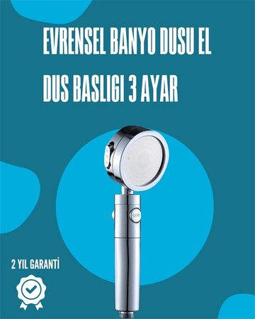 Balancelife 133507957 Mey İthalat Su Tasarruflu Ve Kolay Kurulumlu El Duş Başlığı Yüksek Performans