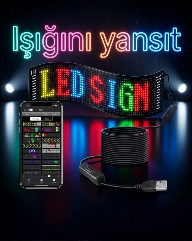 Balancelife MEYTDUCZZZLEDMATRİX60CM-5-BLMY Mey İthalat Led Matrix 60Cm Çok Renkli