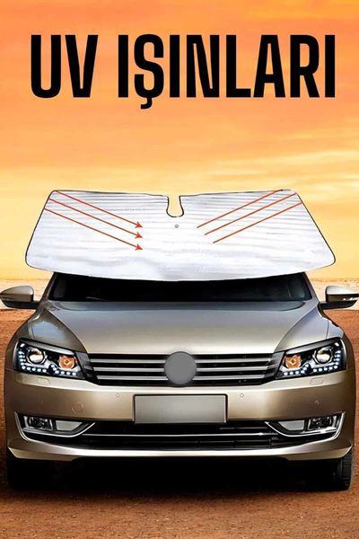 Balancelife TRİTHLTUCZOTOGÜNEŞLİK1-BLNCCC Oto Güneşlik Tüm Araç Tiplerine Uygun Isı Önleyici 91965656
