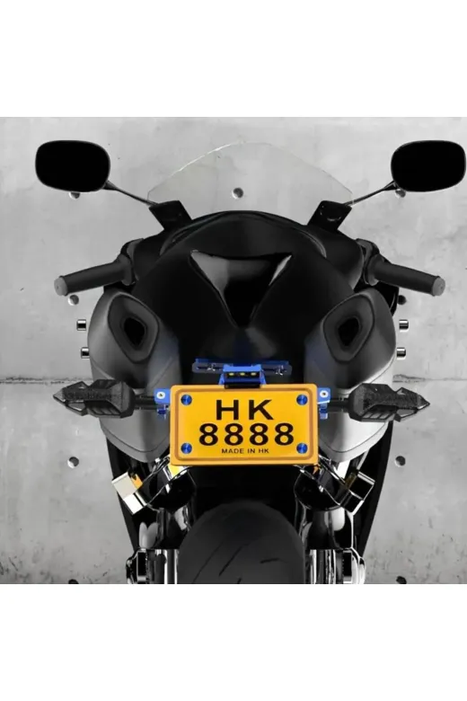 bardakcı bike MSPKS01TRKZ Otomobil - Motosiklet Uyumlu Sivri Aliminyum Plaka Vidaları 4Lü Set Turkuaz
