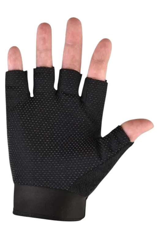 BE0653 Korumalı Dokunmatik Ekran Kısa Parmak Kaymaz Motosiklet Eldiveni Bisiklet Eldiveni Outdoor Eldiven