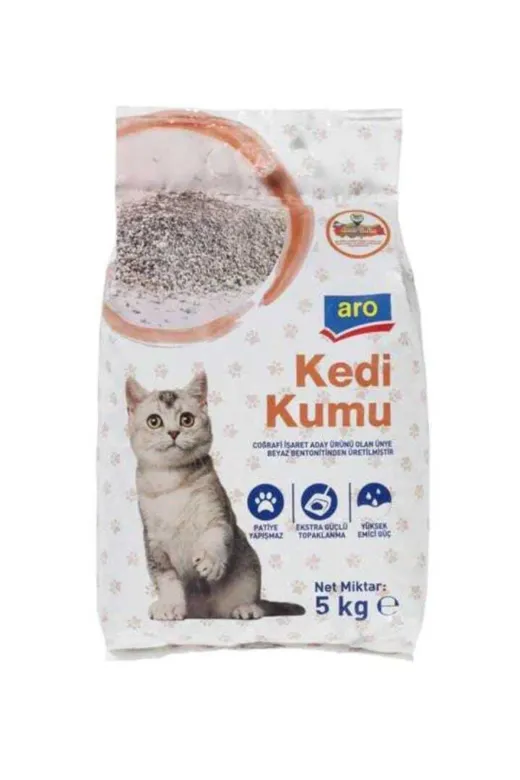 Bentonit 5 Kg Kedi Kumu