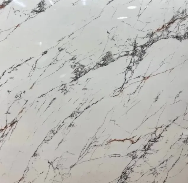 Beyaz Mermer Desenli Yapışkanlı Kaplama Kağıdı Büyük Boy 5 Metre