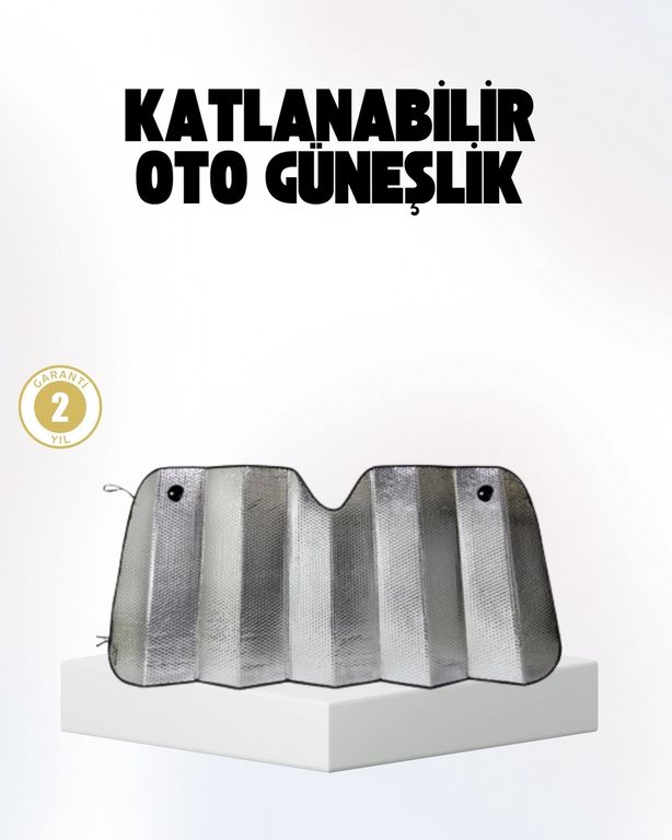 BIJUTERI TRİTHLTXUCZZZOTOGÜNEŞLİKKK-1-BLNCCC Otomobil Güneşliği Katlanabilir Tasarım Ve Süngerli Isı Yalıtımı