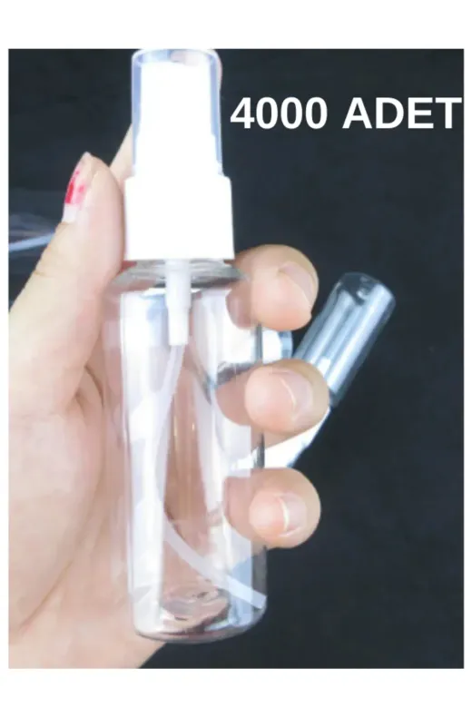 Bilgehan Buklet OtelBukleti-8241 Sprey Başlıklı Boş Şişe 50Ml 4000 Adet + 16 Hediye