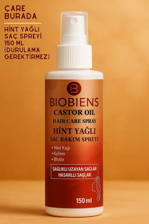 Biobiens hintsaçsprey Hint Yağlı Saç Bakım Spreyi 150 Ml
