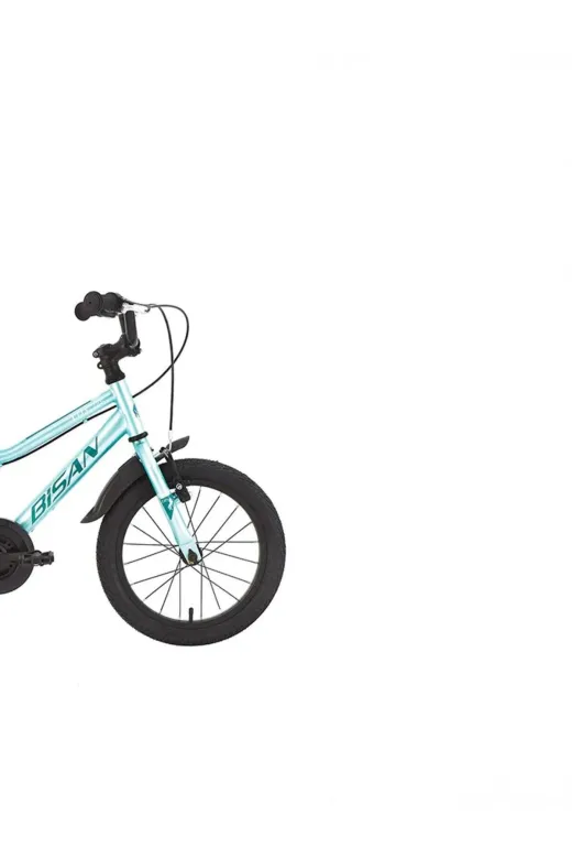 Bisan LILY16T Lily 16″ Jant Çocuk Bisikleti – 4‑6 Yaş, 26 Cm Kadro, Tek Vites, Turkuaz, 2026