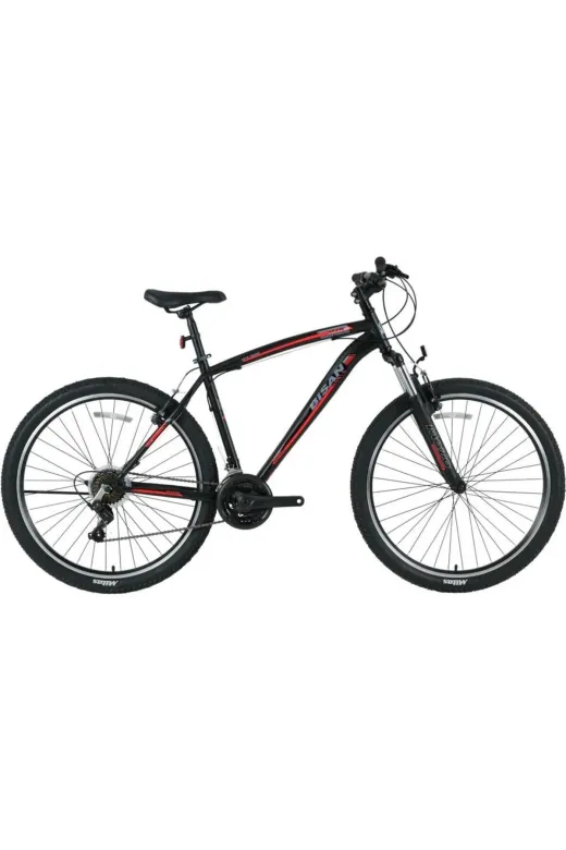 Bisan MTS460026MVY0 Mts4600 26 Jant 21 Vites 46Cm Kadro Mat Siyah / Kırmızı Dağ Bisikleti