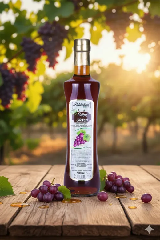 Bitkisel Üzüm Sirkesi 500 Ml