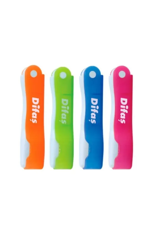 BİTMARKET TYB47WZU3X45KGR508 Difaş Katlanabilir Seyahat Diş Fırçası Katlanır Cep Diş Fırçası