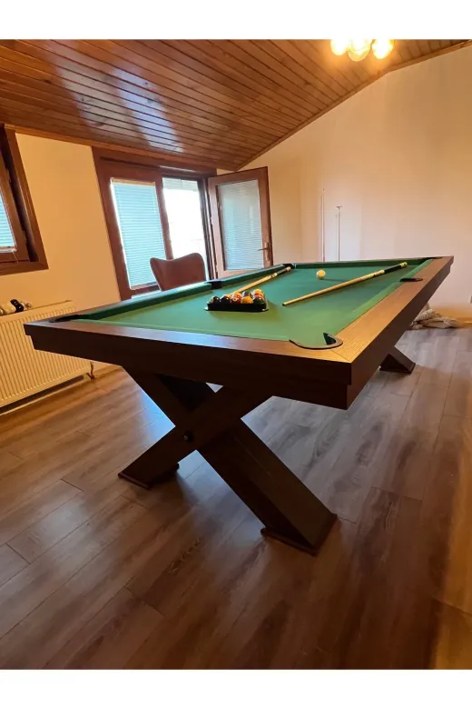 bizon 09342026 Ultra Lüks Yemek Ve Bilardo Masası