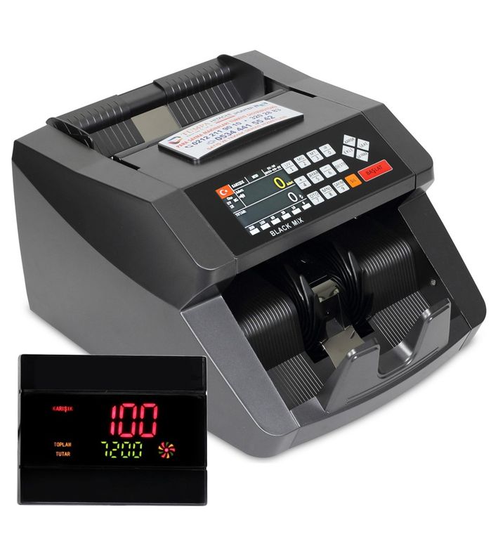 Black Mix UV-MG-IR-2 Blackmix Geçersi Para Ayırma Para Sayma Makinesi Karışık Sayma Toplam Tutar Kağıt Para Sayma Makinası