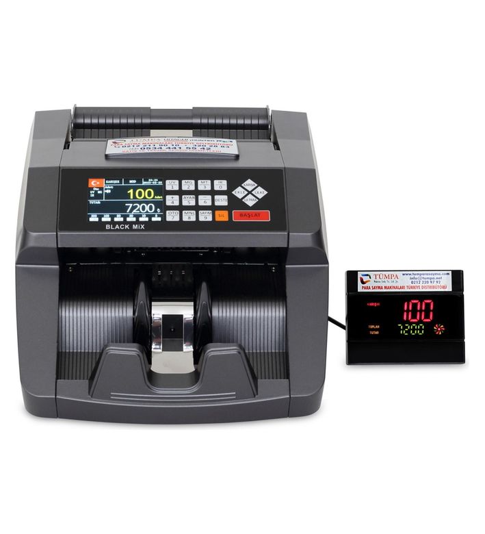 Black Mix UV-MG-IR-2 Blackmix Geçersi Para Ayırma Para Sayma Makinesi Karışık Sayma Toplam Tutar Kağıt Para Sayma Makinası