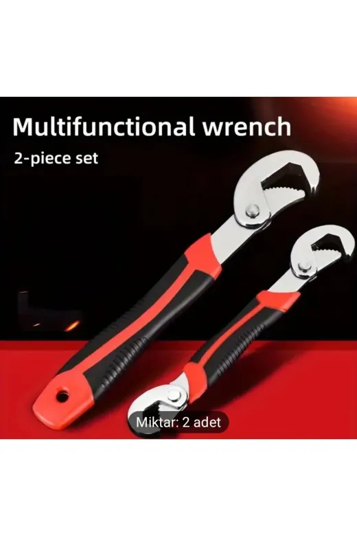 Blbndesign Akıllı107 Hepsi Bir Arada Boru Somun Anahtarı 2'li Set