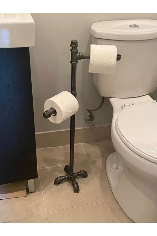 Blbndesign RafNo483 Dekoratif Borudan Tuvalet Kağıdı Askılık