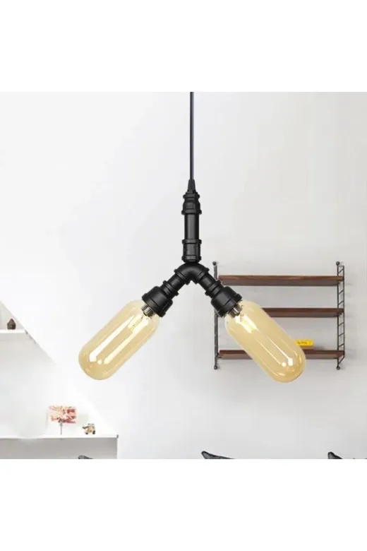 Blbndesign ÜrünNo878 Dekoratif Borudan Aydınlatma Lambader