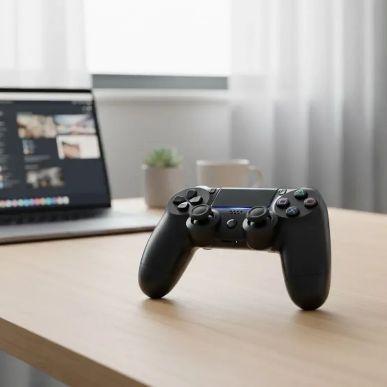 Bluetooth Kablosuz Gamepad – Ergonomik Tutuş, Hassas Analog Joystick, PC &amp;amp; Mobil Uyumlu Oyun Kolu (4745)