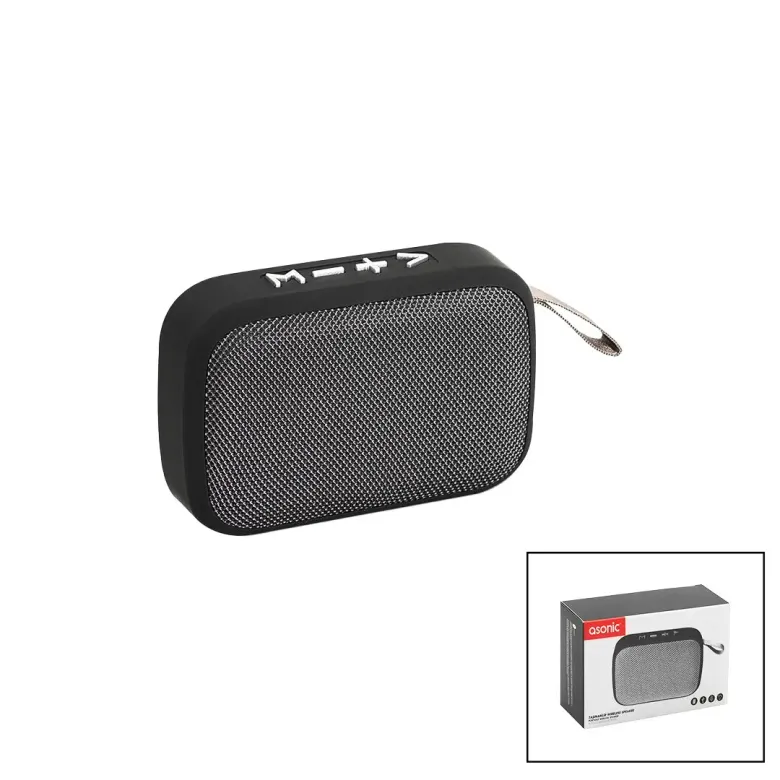 BLUETOOTH WİRELESS  MİNİ  HOPARLÖR SPEAKER  USB ŞARJLI   3W  300mAH PİL - MİKROFON - KART GİRİŞİ AS-02 (4745)