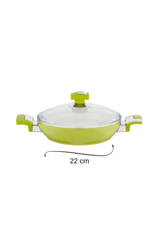 Bonera 470.006 6 Parça Seramik Omlet Set Yeşil