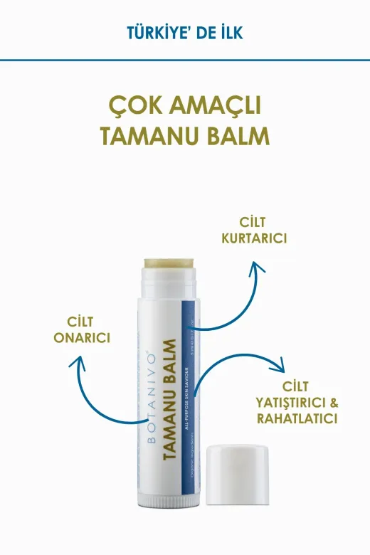 Botanivo BTNV25/13 Botani-Multi Set | Çok Amaçlı Tamanu Balm 5 Ml & Çok Amaçlı Wonder Balm 30 Ml | Organik İçerikli
