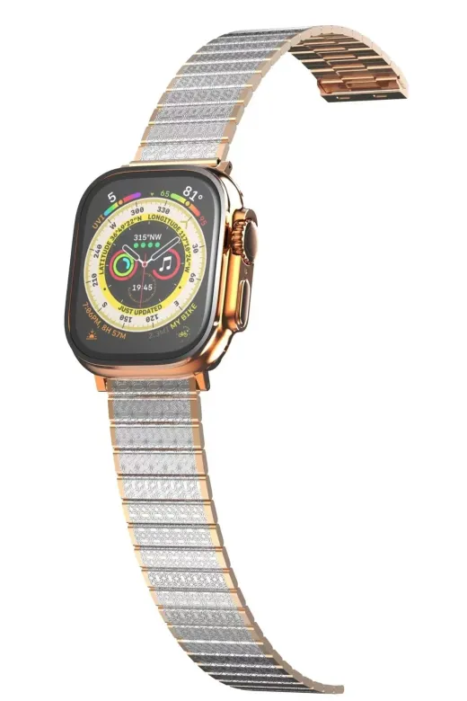 Bucuks BCKS-C8683140684327 Mey İthalat® Watch 38Mm Made Metal Kordon - Gümüş-Rose Gold
