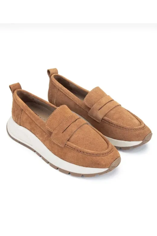 Butik nb34 Noble Shoes Hakiki Deri Kadın Loafer Ayakkabı