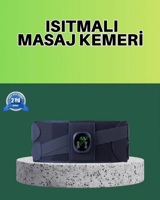 byhodi 116878445 Titreşim Ve Isı Özellikli Masaj Kemeri Ayarlanabilir