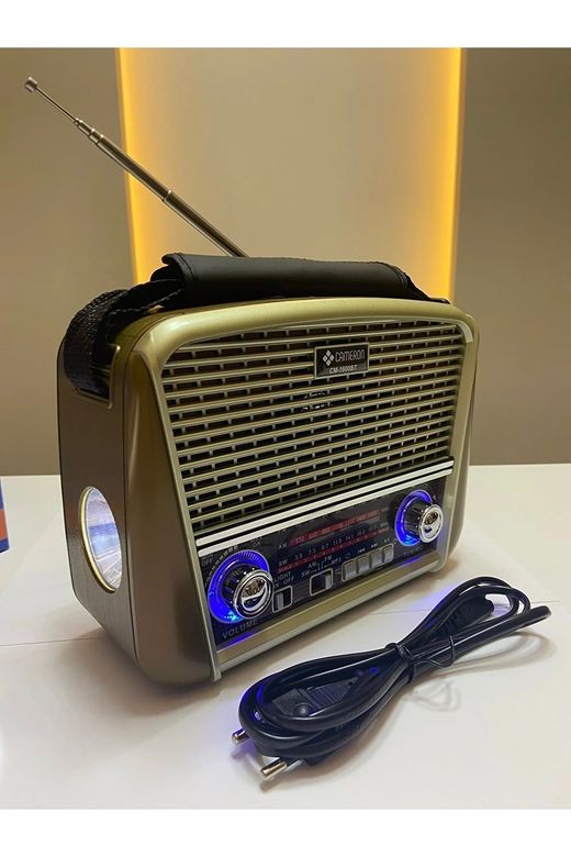 Cameron Cm-1600Bt Nostalji Şarjlı Bluetooth Radyo