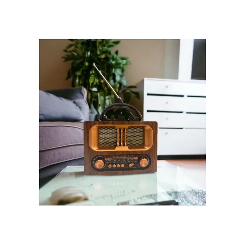 Cameron Cm-1965Bt Nostaljik Radyo Şarjlı Ve Pilli 3 Bandlı Fm Radyo