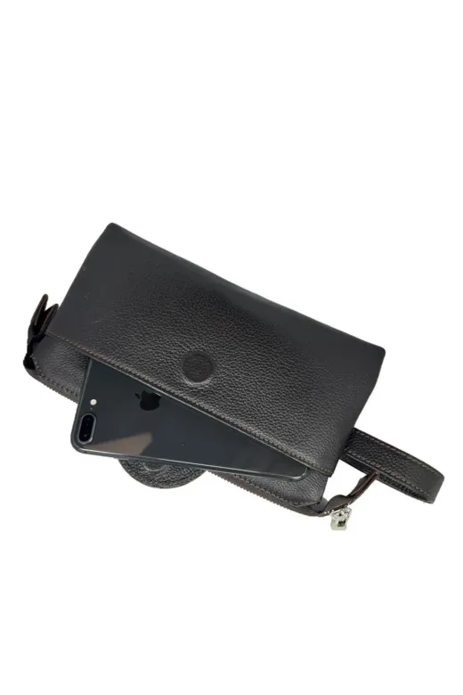 Cantayurdu 3006DG02 Diga Hakiki Deri 3006 Dopp Kit El Çantası Kahve