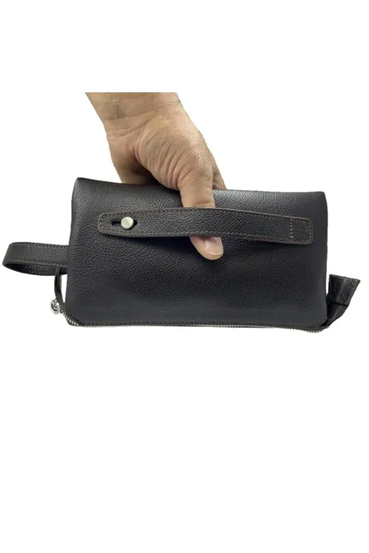 Cantayurdu 3006DG02 Diga Hakiki Deri 3006 Dopp Kit El Çantası Kahve
