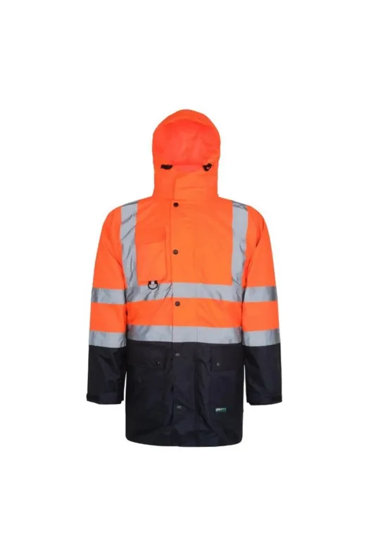 Cantayurdu NT44 Reflektörlü 5+1 Farklı Kullanımlı Oxford 300D Parka Turuncu