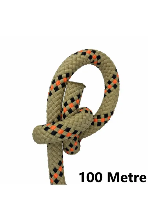Cantayurdu Orca11MMK100 Orca 11 Mm 100 Metre Polyamid Statik Halat – Kurtarma, Dağcılık Ve Gemici İpi Bej
