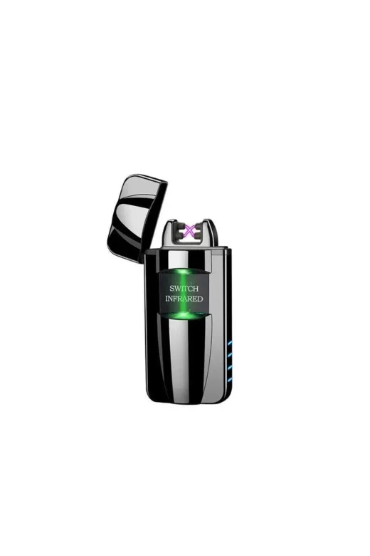 Cantayurdu Usb4035 Sensörlü Alevsiz Usb Şarjlı Tesla Çakmak Siyah