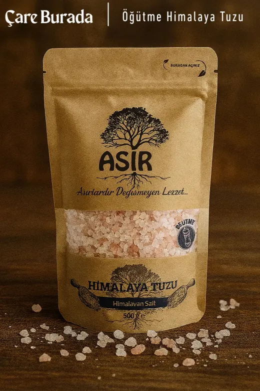 Çare Burada öğütmehimalayatuzu Asır - Öğütme Himalaya Tuzu 500 Gr