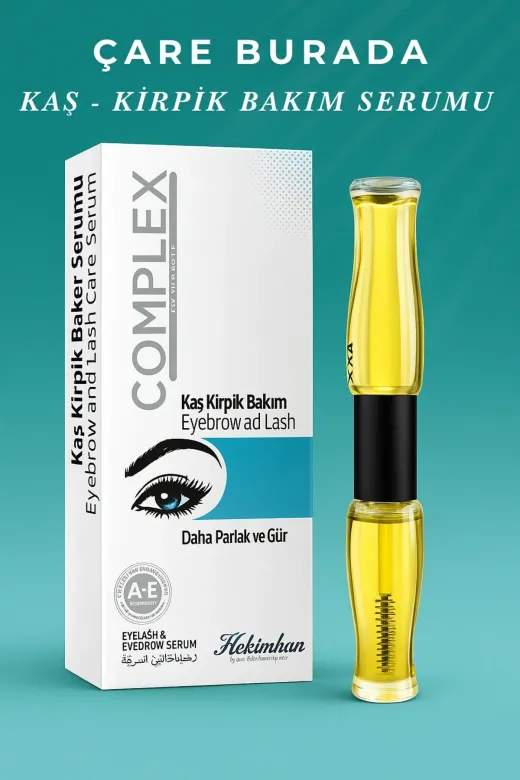 Çare Burada P4097S2379 Kaş & Kirpik Bakım Serumu 10 Ml + 10 Ml (Parlak & Gür)