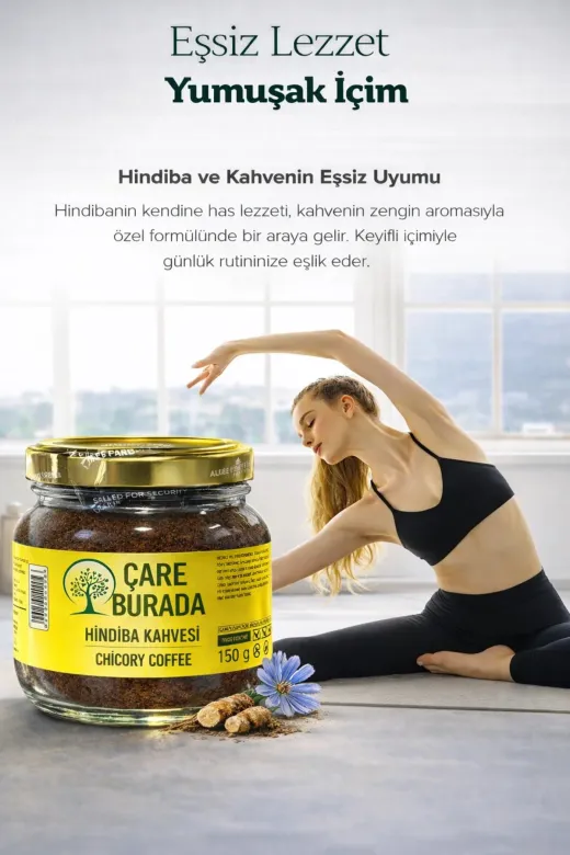 Çare Burada P5781S3714 Çareburada Hindiba Kahvesi 150 G - Yumuşak İçim & Dengeli Aroma