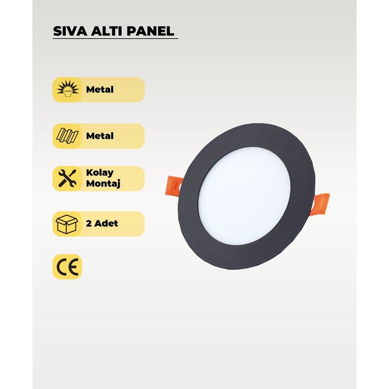 Cata Ct-5125 6W 6500K Beyaz Slim Led Panel Armatür