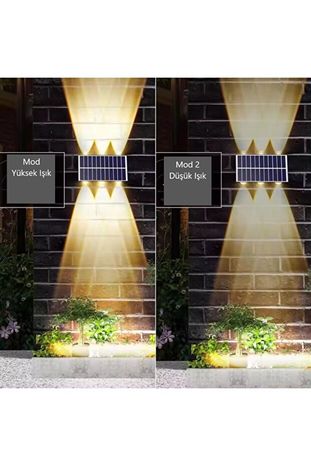 Cata CT-8010. Güneş Enerjili Led Aplik Ct-8010 - Solar Enerjili Bahçe Aydınlatma
