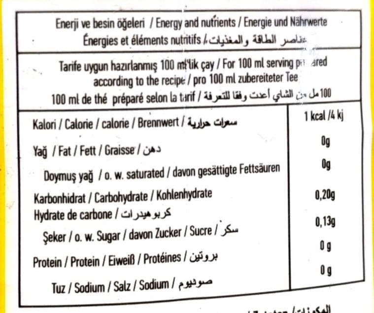 Çaykur Ql2uWV5Obi Tiryaki Çayı 500Gr