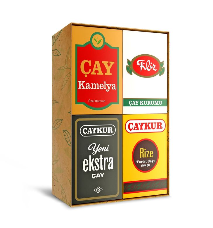 çaykur215454 Çaykur Nostalji Paketi 4 X 100 G