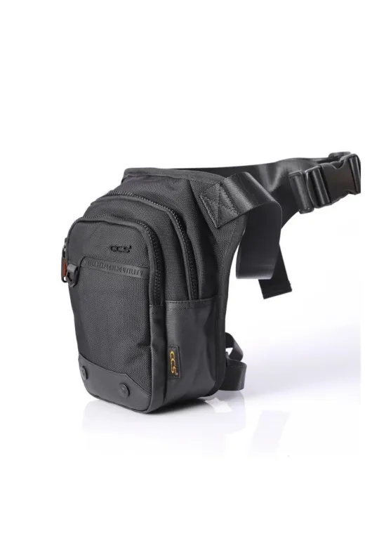 ÇÇS CCS31257V 31257 Motosiklet Bel Bacak Çantası Siyah