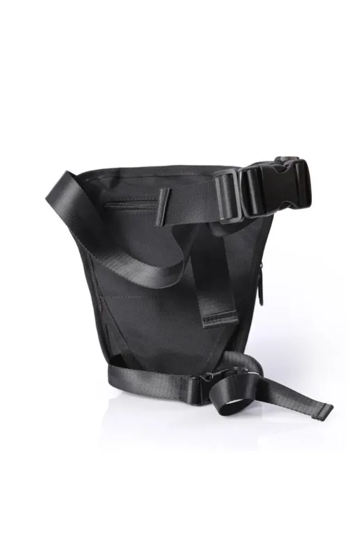 ÇÇS CCS31257V 31257 Motosiklet Bel Bacak Çantası Siyah