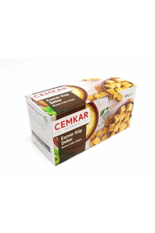 CEMKAR 8680671073392 Esmer Küp Şeker 500 Gr,