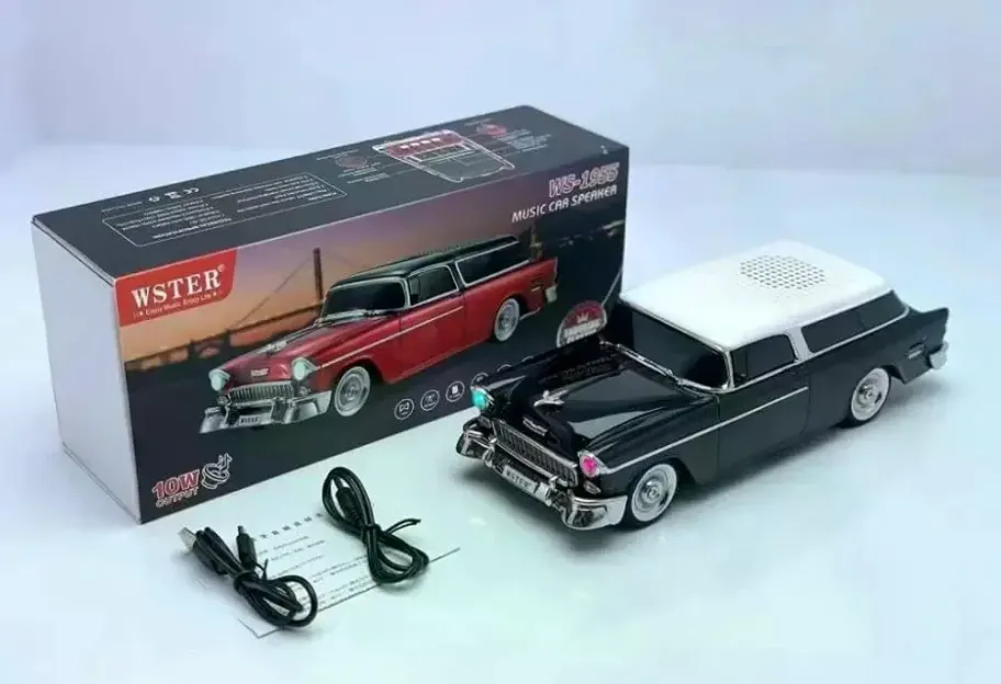Chevrolet WS-1955BT Belair 1955 Model Bluetooth Hoparlör (4745)